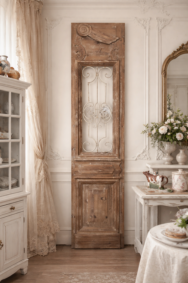 Pannello decorativo in legno massello – stile francese Blanc Maricló