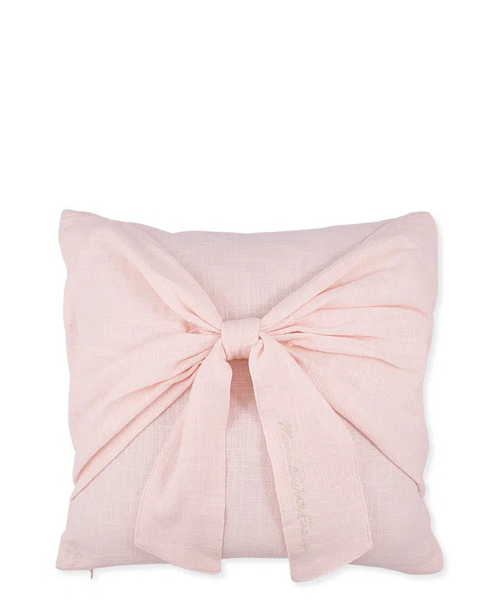 Federa Cuscino Rosa con Fiocco GreenGate 40x40 in Cotone