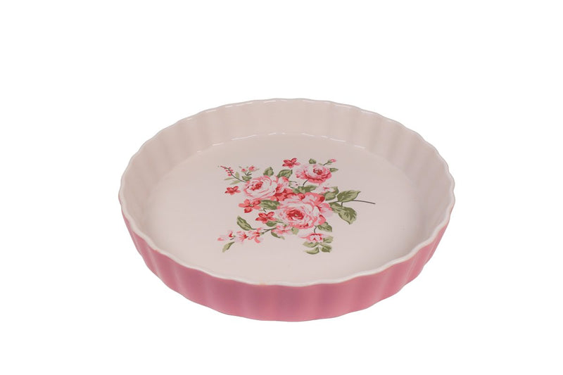 Moule à tarte rose pastel Bella 26,5 cm Isabelle Rose