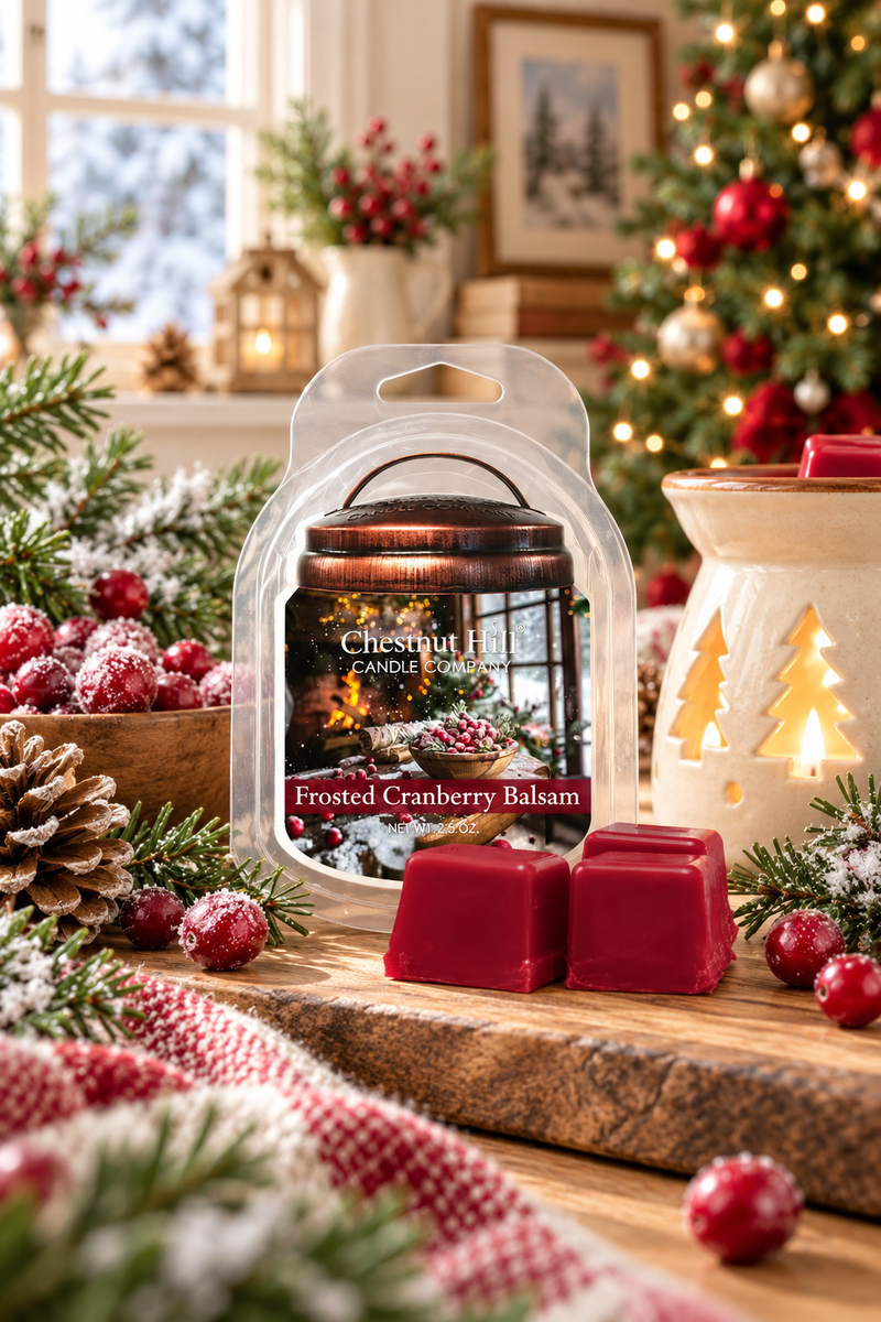 Cera Profumata Frosted Cranberry Balsam | Chestnut Hill Candle