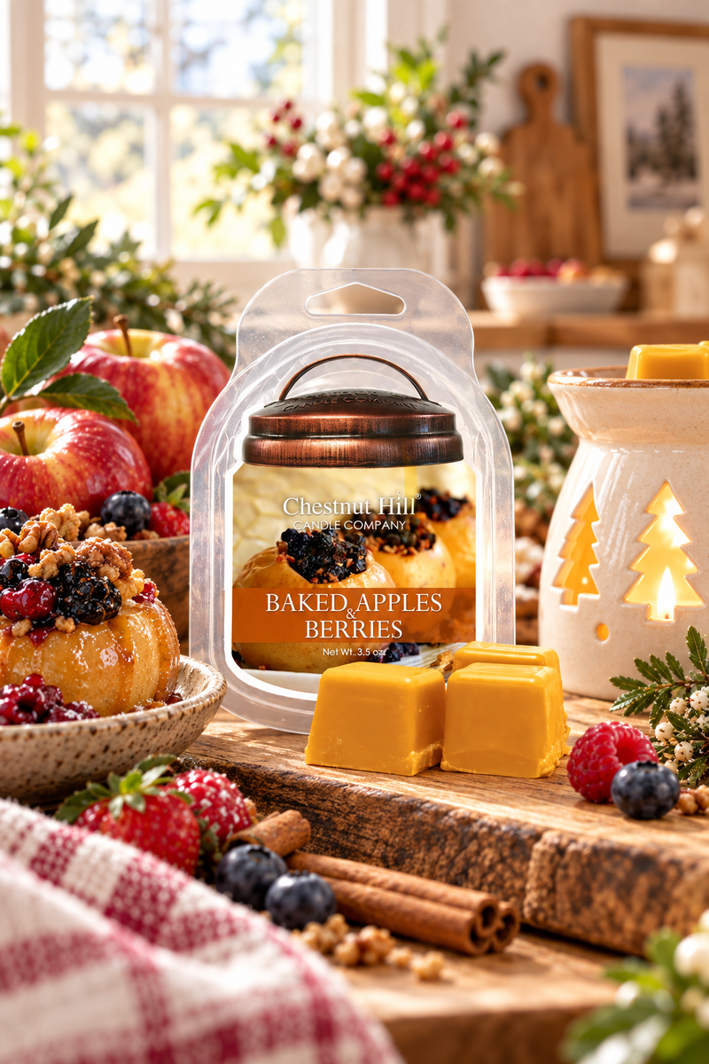 Cera Profumata Baked Apples & Berries | Chestnut Hill Candle