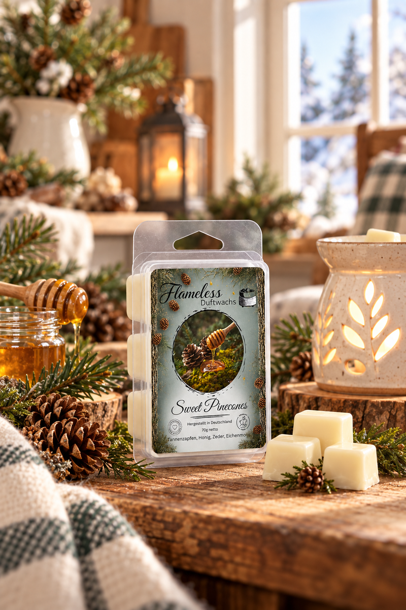 Cera Profumata Sweet Pinecones | Flameless Duftwachs