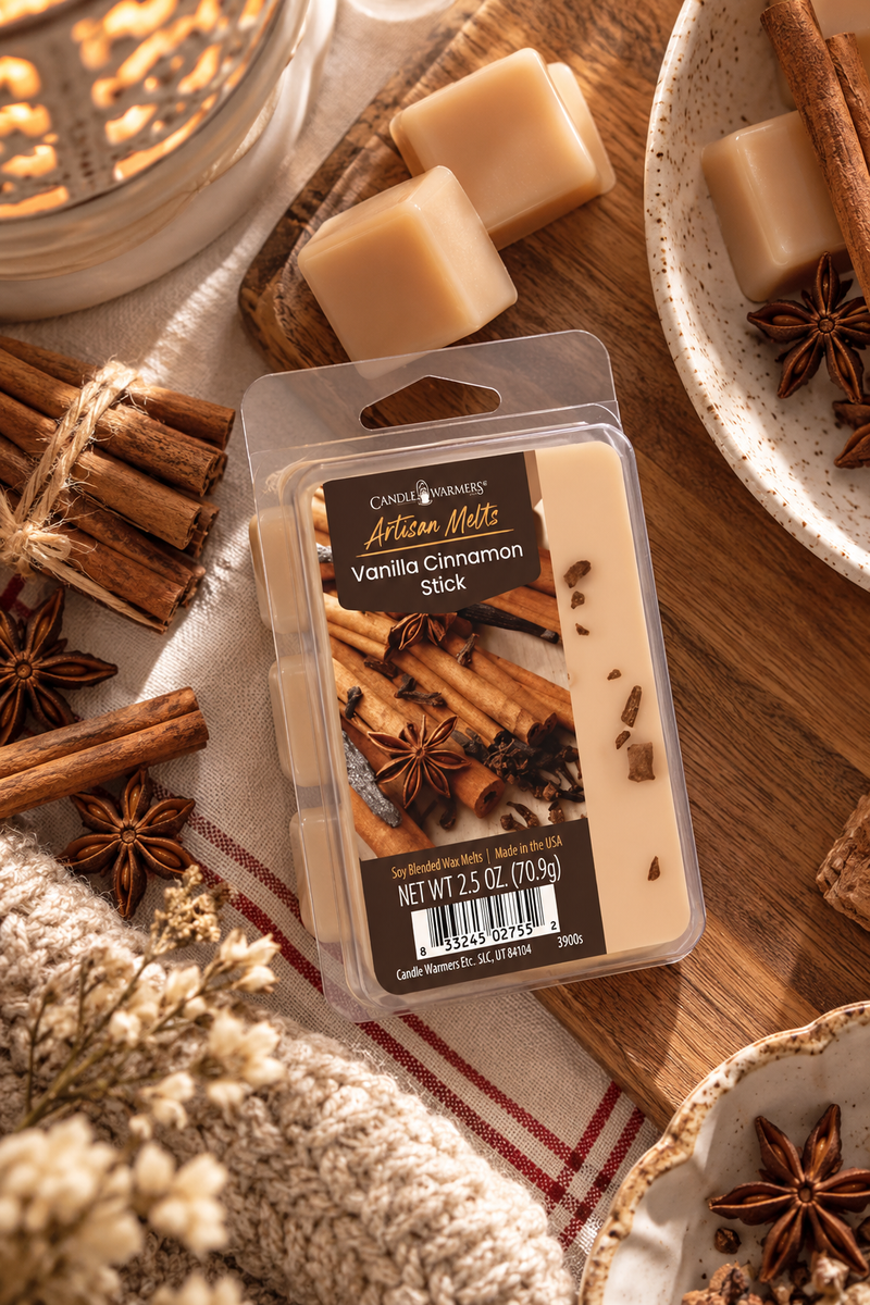 Cera Profumata Vanilla Cinnamon Stick 70 g – Candle Warmers