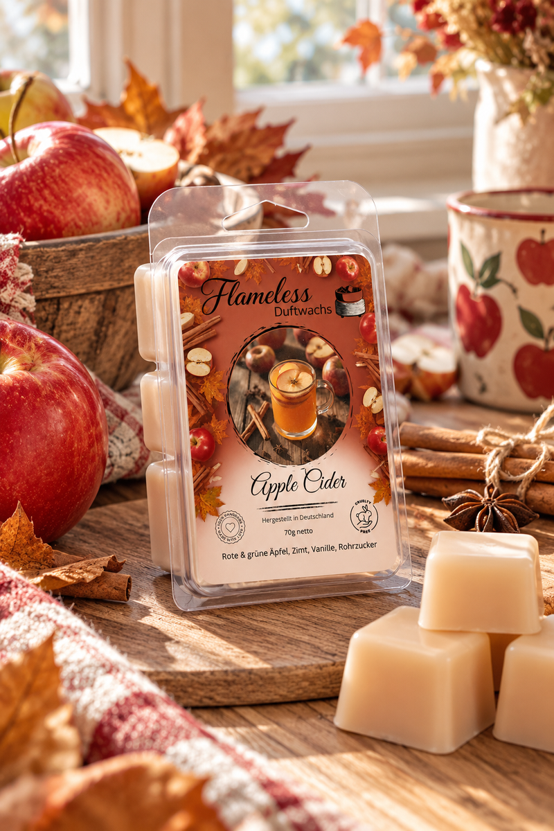 Cera Profumata Apple Cider 70 g – Flameless