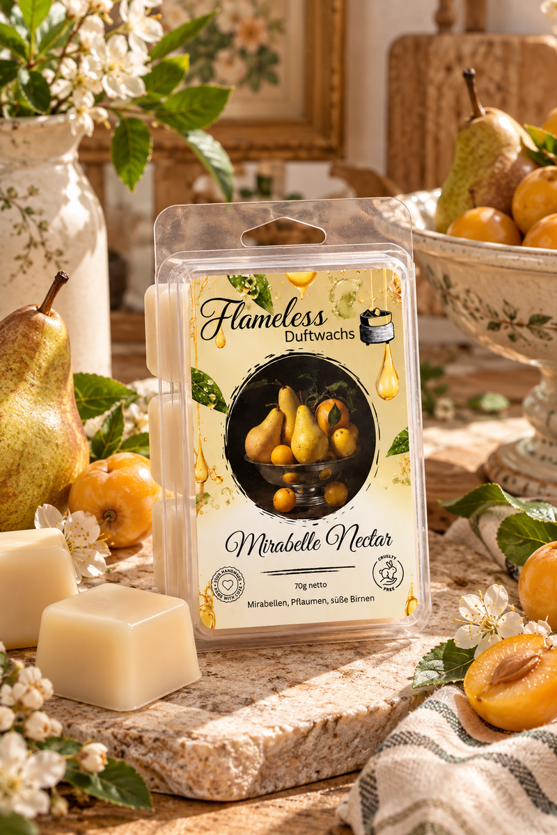 Cera Profumata Mirabelle Nectar 70 g – Flameless