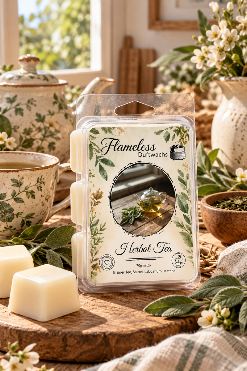 Cera Profumata Herbal Tea 70 g – Flameless