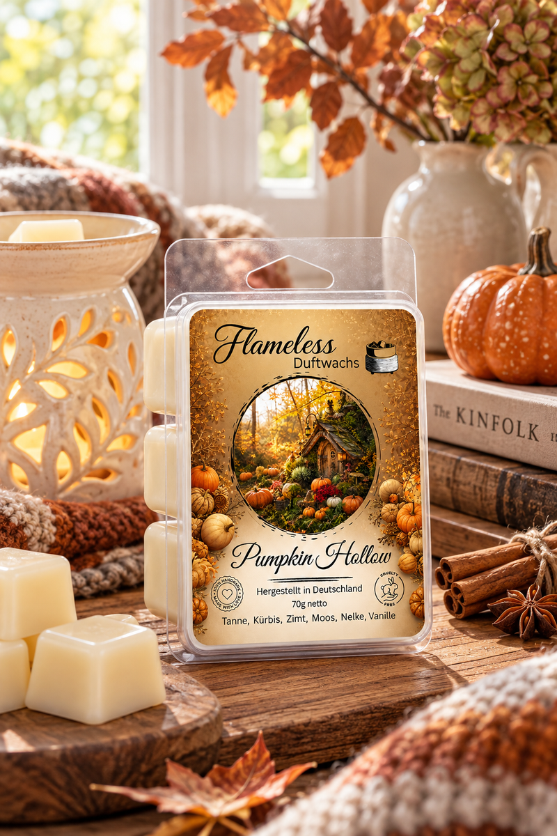 Cera Profumata Pumpkin Hollow 70 g – Flameless