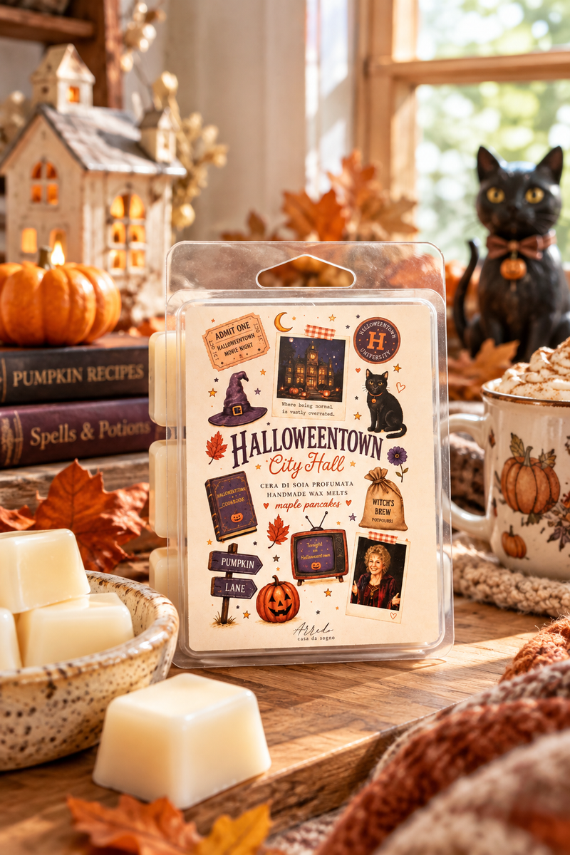Cera Profumata Halloweentown City Hall Maple Pancakes 75 g – Arredo Casa da Sogno