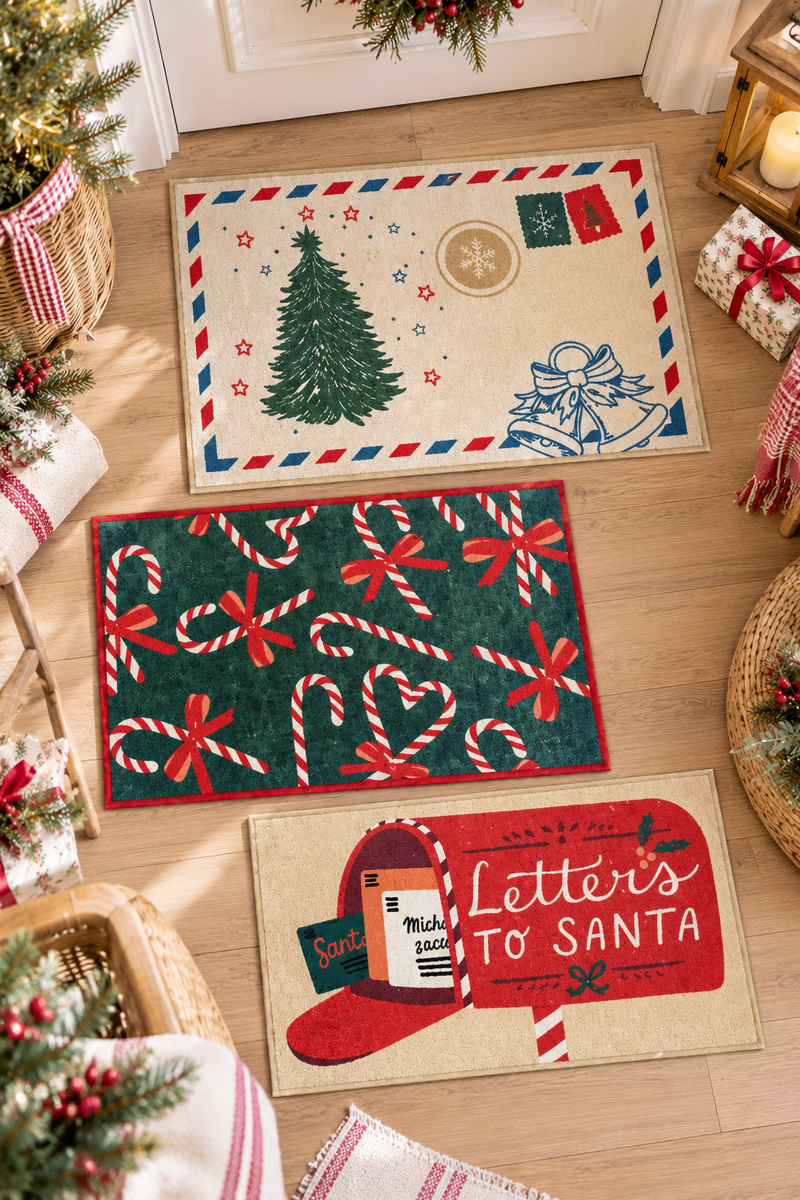Tappeto Natalizio Christmas Mail 50 x 80 cm