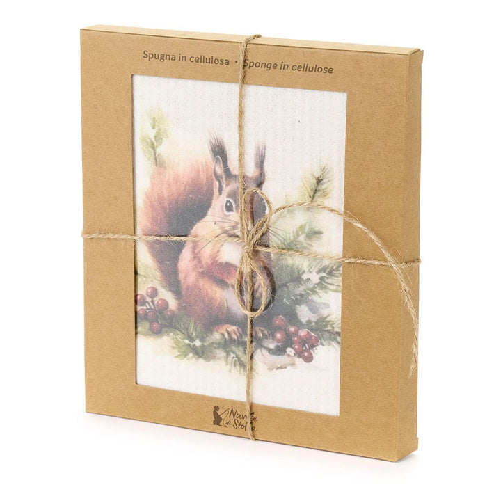 Set 6 Panni in Cellulosa Bosco Incantato Nuvole di Stoffa