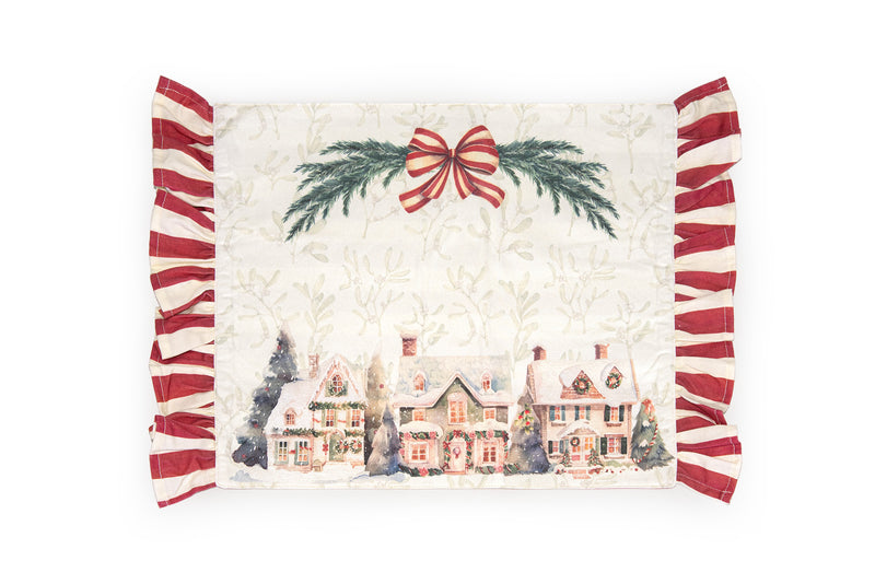 Tovaglietta Natalizia Christmas Day 33x40 cm con Tovagliolo – Lovely Shabby