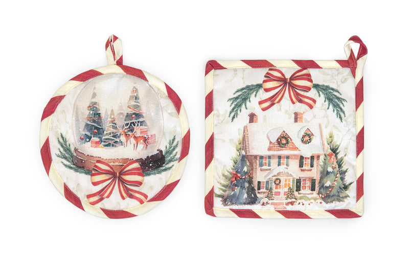 Set 2 Presine Natalizie Christmas Day 20x20 cm – Lovely Shabby