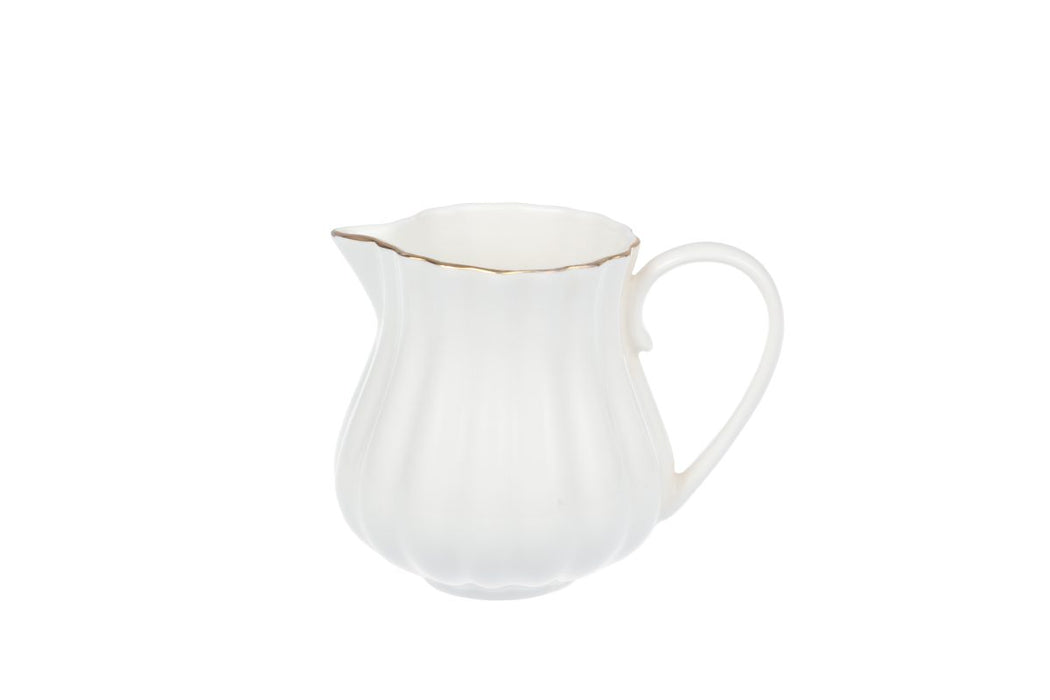 Royal Rose White Milk Jug - Isabelle Rose