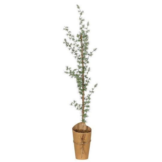 Albero di cedro artificiale in vaso di carta H 75 cm -Ib Laursen