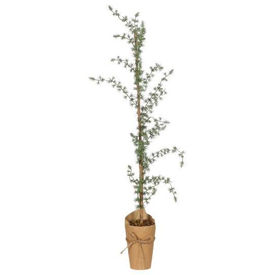 Albero di cedro artificiale in vaso di carta H 95 cm -Ib Laursen