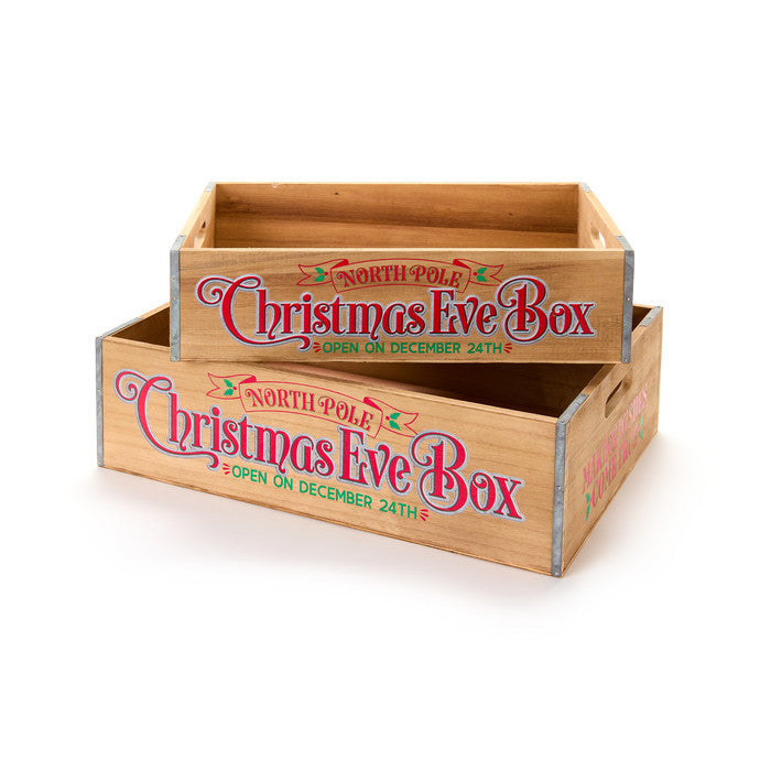 Cassetta in legno christmas eve box