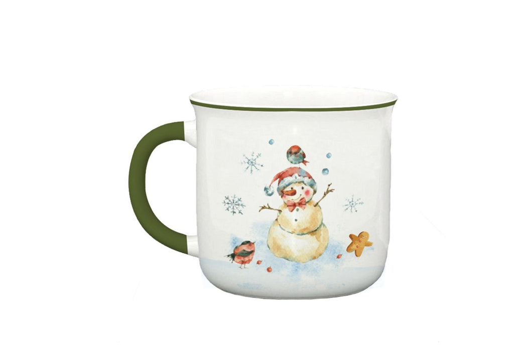 Mug natalizia in ceramica pupazzo di neve -Isabelle rose