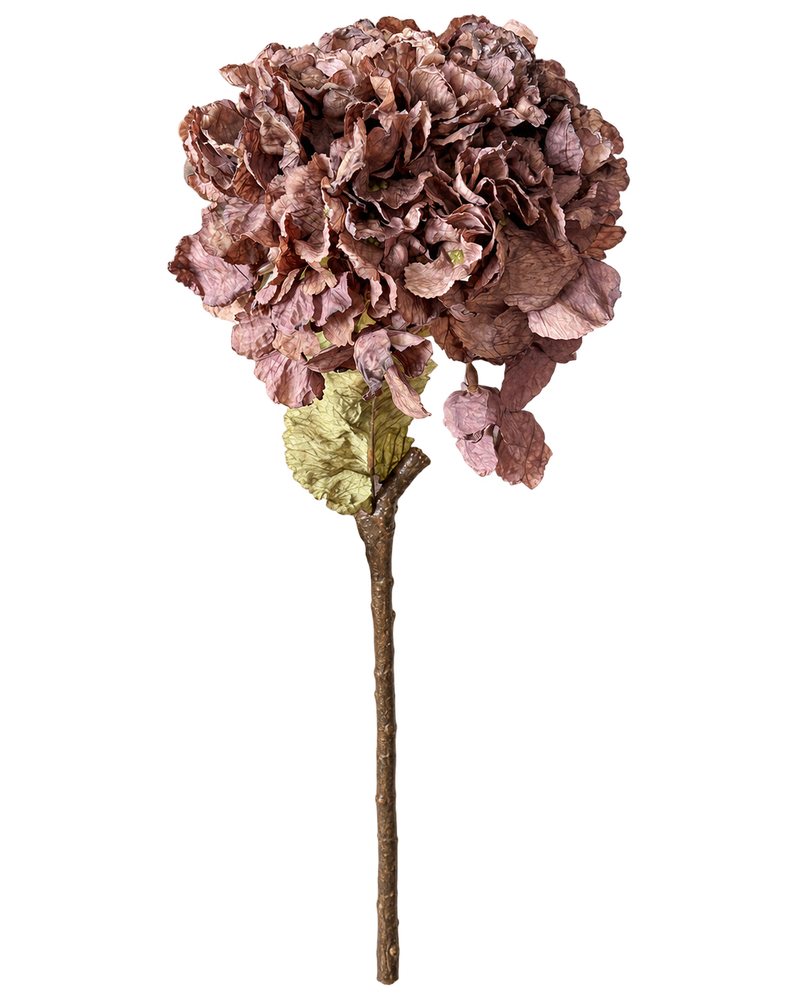Ortensia Artificiale Malva Antico Blanc Mariclò H 120 cm