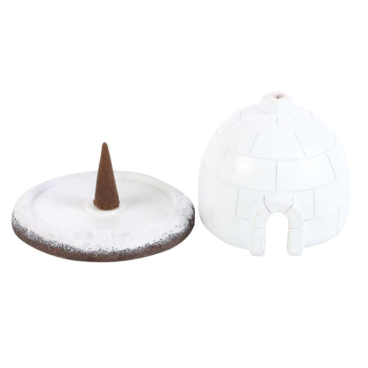 Bruciatore per Coni d’Incenso Igloo Invernale H 7,5 cm