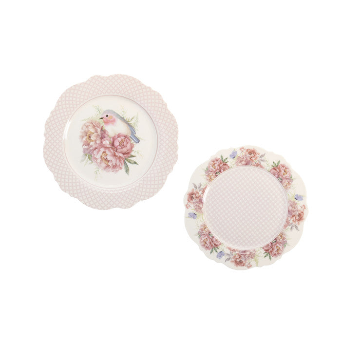 Set Piatti Decorativi 20 cm – Collezione Fiorirà – Nuvole di Stoffa