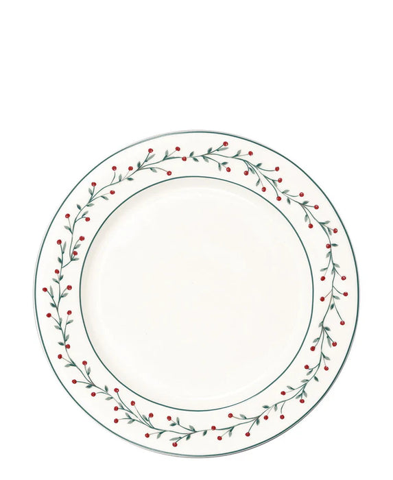 Lucie white plate -Greengate