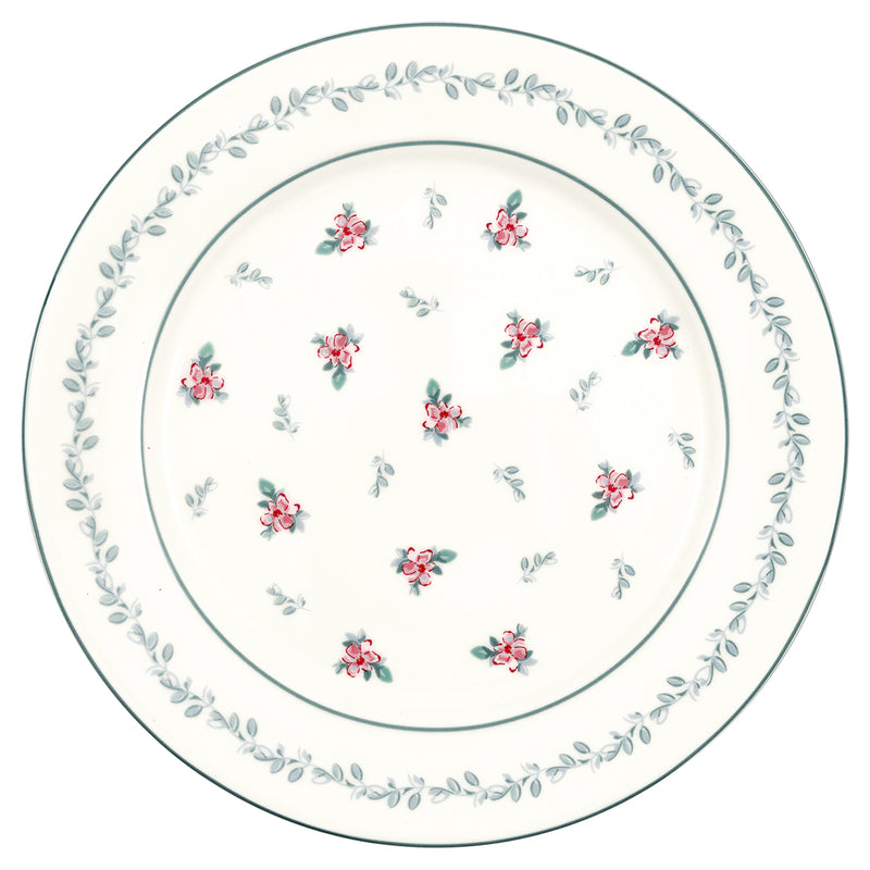 Assiette plate Jalia blanche Greengate