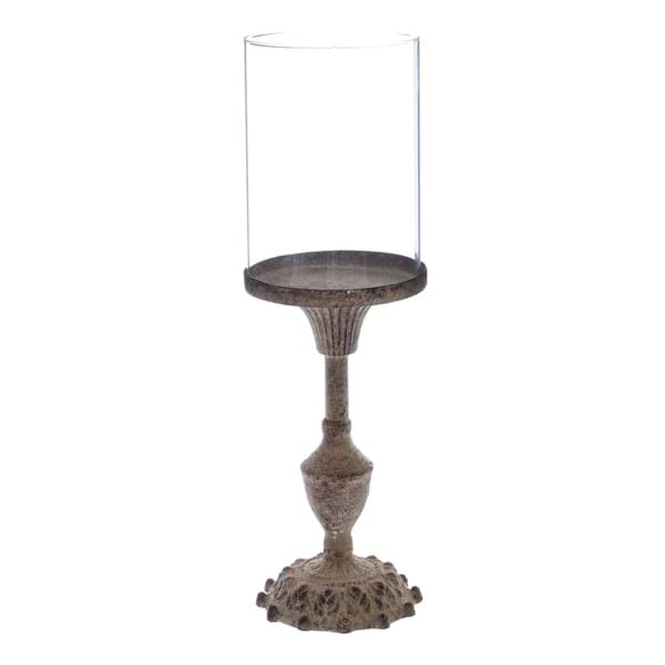 Portacandela in ferro Blanc Mariclò 40 cm