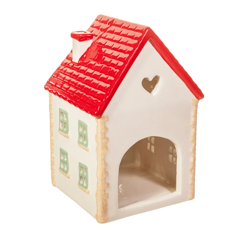 Portacandela Casa in Ceramica
