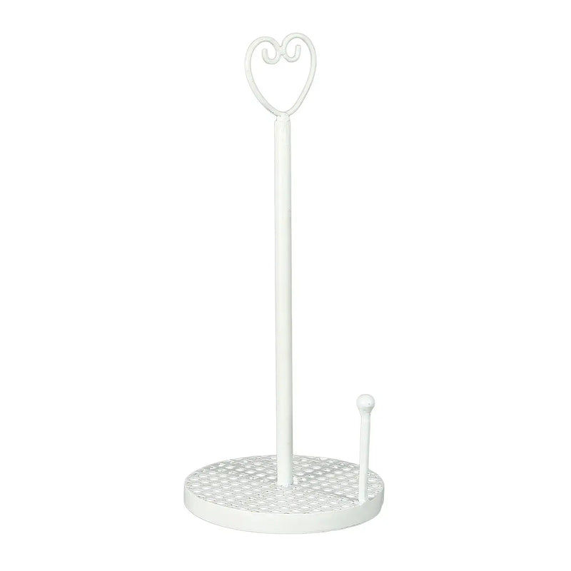 Portarotolo da Cucina in Ferro con Cuore 39 cm
