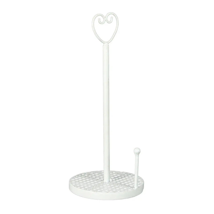 Portarotolo da Cucina in Ferro con Cuore 39 cm