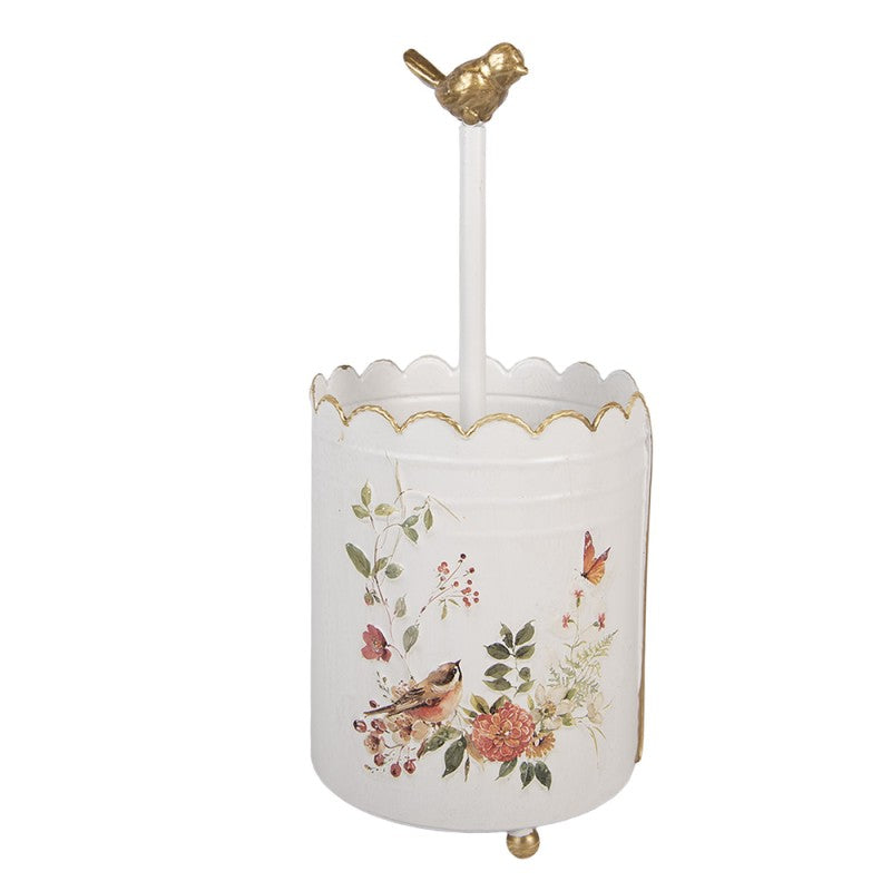 Portarotolo da Cucina Clayre & Eef Ø14x30 cm in Metallo