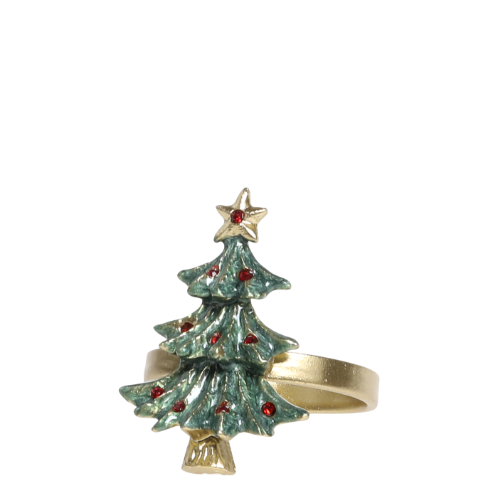 Christmas Tree Napkin Ring -Chic Antique