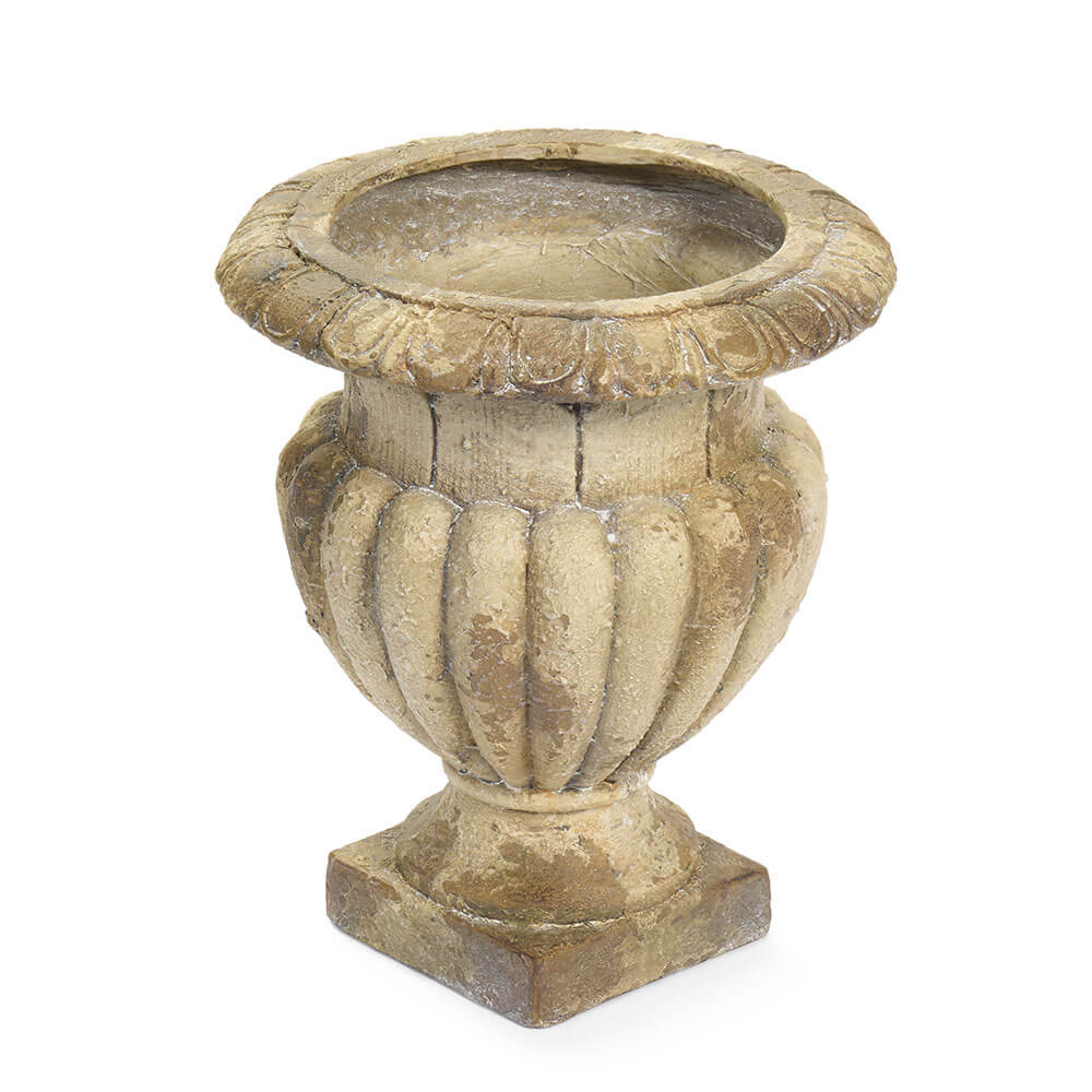 Vaso Decorativo Stile Classico 30x30x35 cm Nuvole di Stoffa