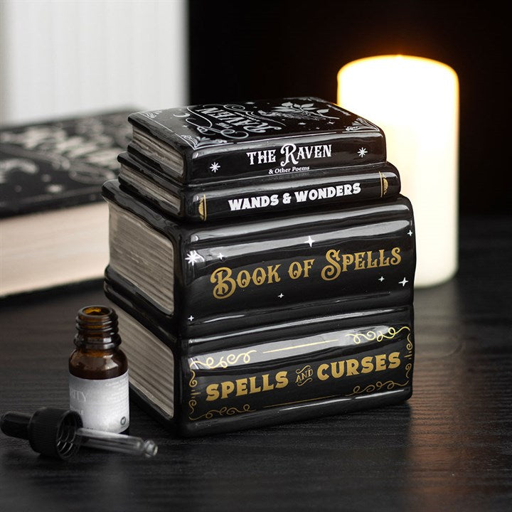 Bruciatore di oli e scaldacera Book of Spells