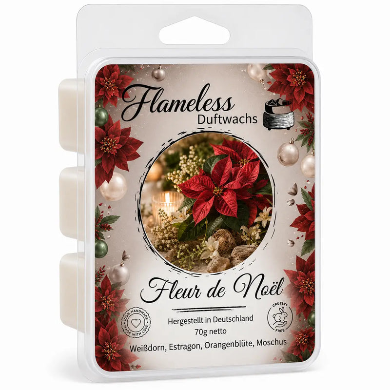 Cera Profumata di Soia Fleur de Noël Flameless 70 g