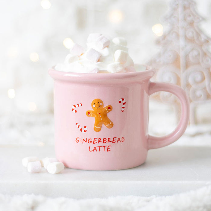 Tazza natalizia in ceramica Gingerbread