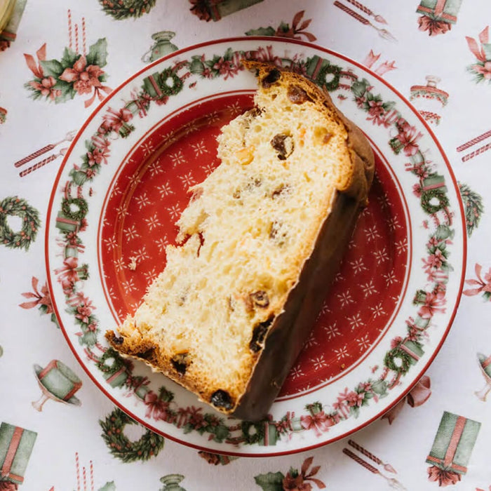 Set 2 Piatti Dolce Storia di Natale 19 cm Nuvole di Stoffa