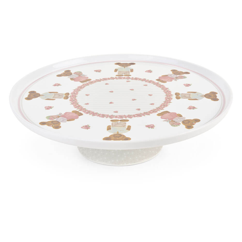 Alzata Sweet Bear Ø32 cm Nuvole di Stoffa