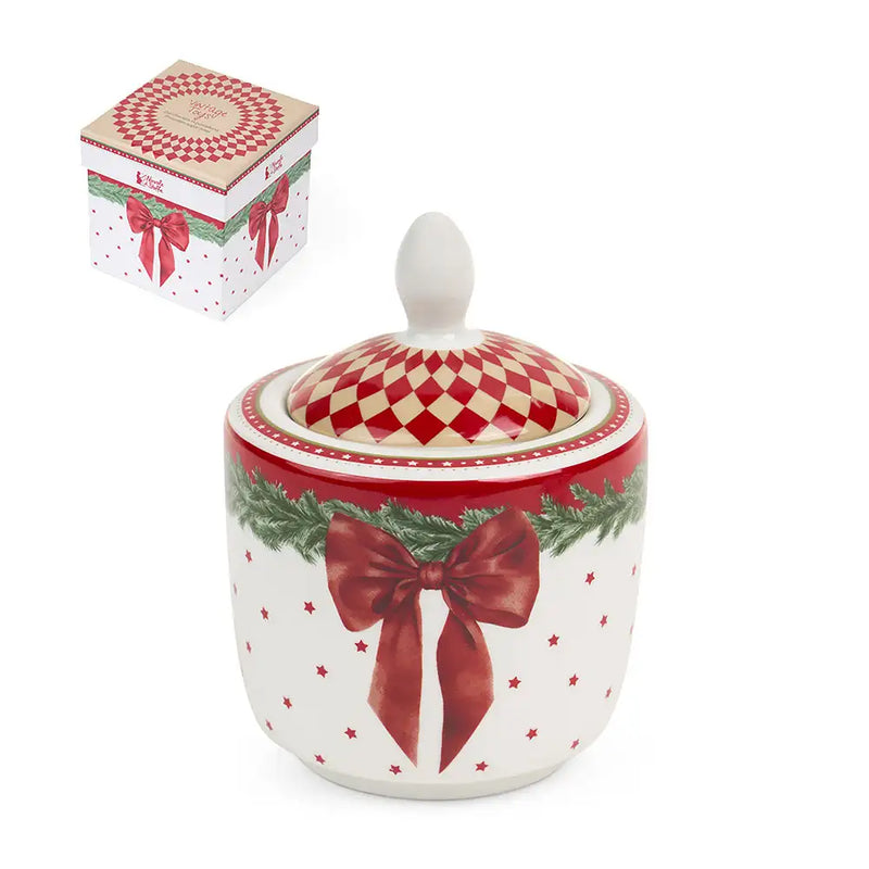 Zuccheriera Natalizia Vintage Toys in Ceramica 350 ml – Nuvole di Stoffa