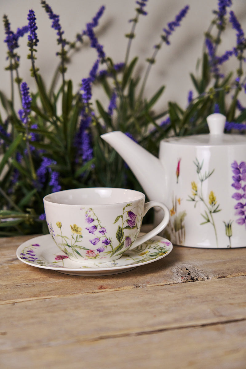 Tazza da the fiori di campo
