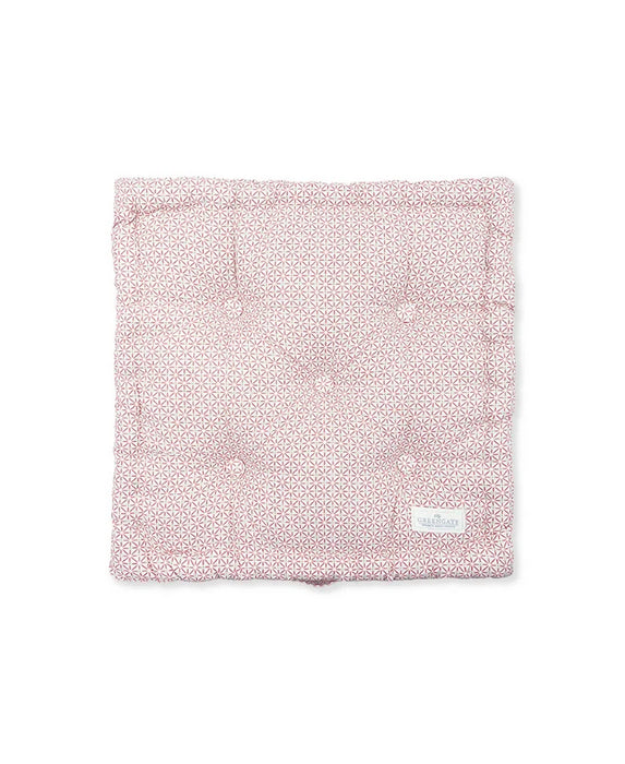 Cuscino da seduta in cotone rosa 50 cm -Britt