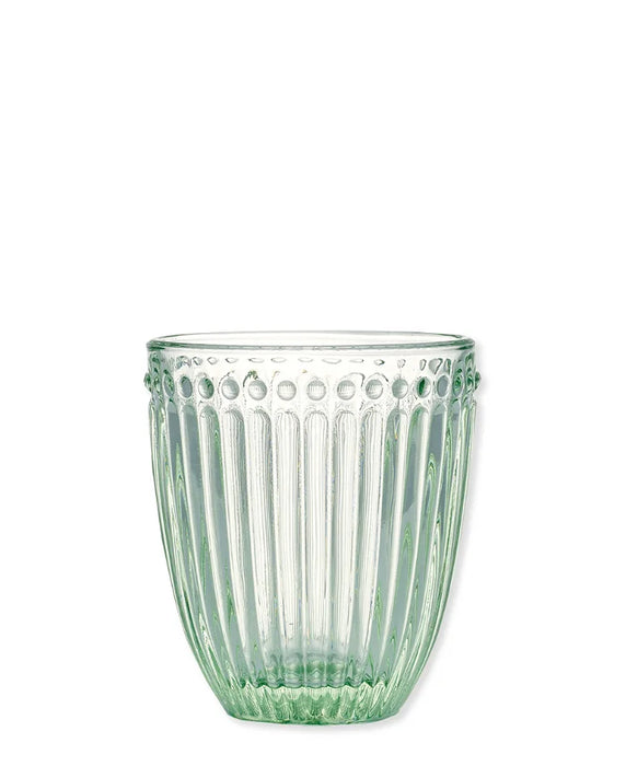 Set di 6 bicchieri in vetro verde -Alice pale green