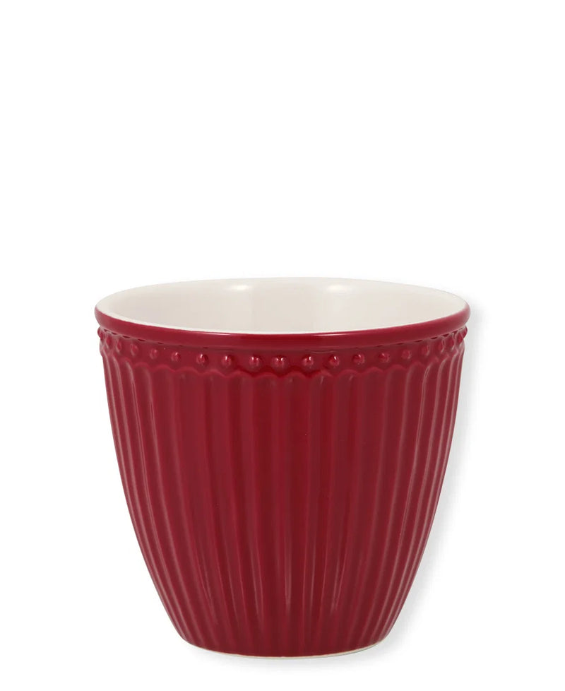 Tazza Latte Alice Claret Red Bordeaux – GreenGate