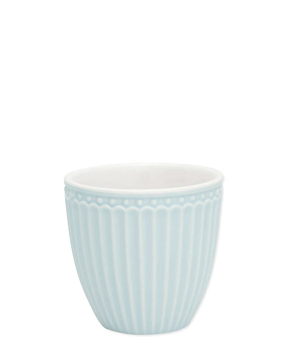Mini tazza in ceramica azzurro - Alice