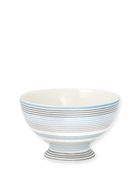 Ciotola in ceramica bianco e azzurro -Divia pale blue