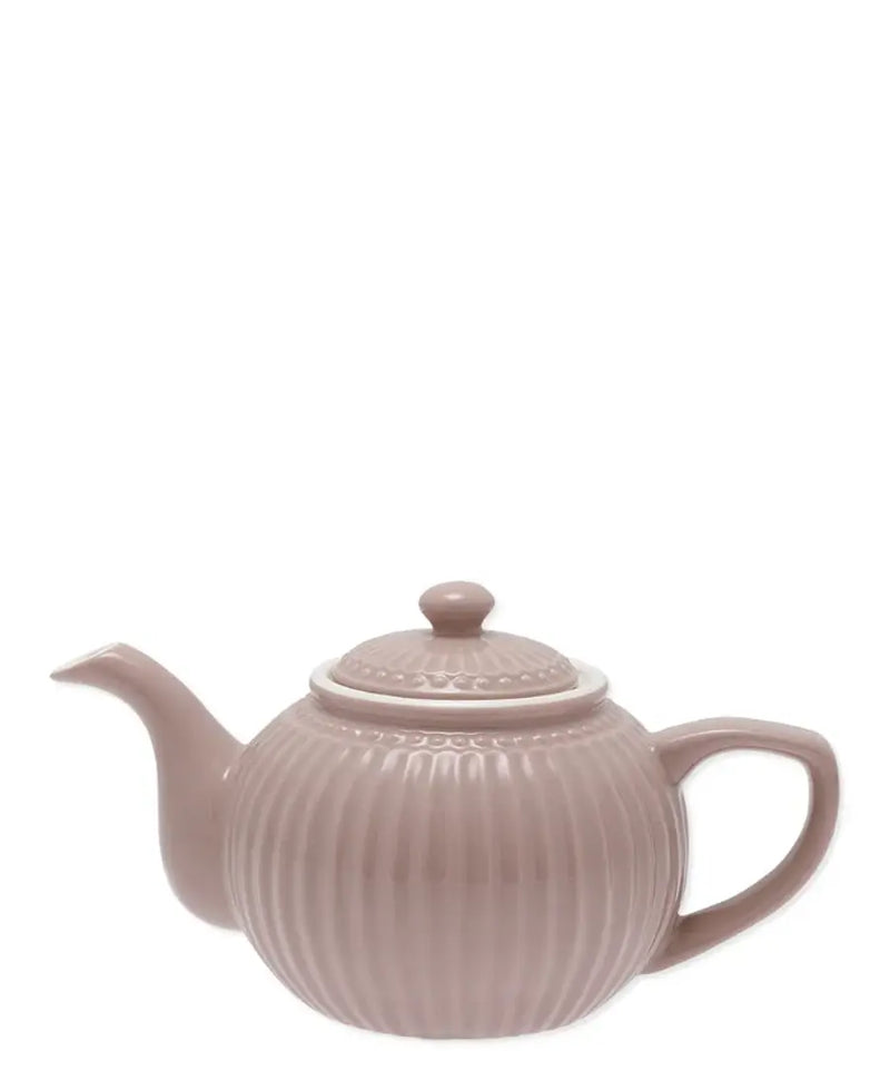 Teiera in ceramica H 14 cm  -Alice - Arredo Casa da Sogno