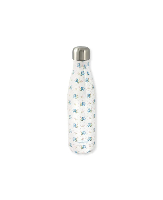 Bottiglia termica bianca con fiorellini da 500 ml -Rosalia