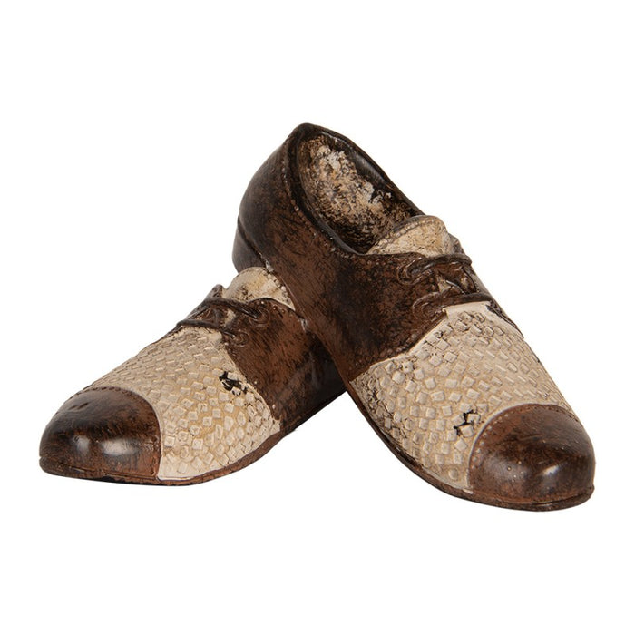 Scarpa decorativa Beige e marrone