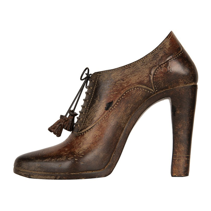 Scarpa decorativa marrone Clayre & Eef