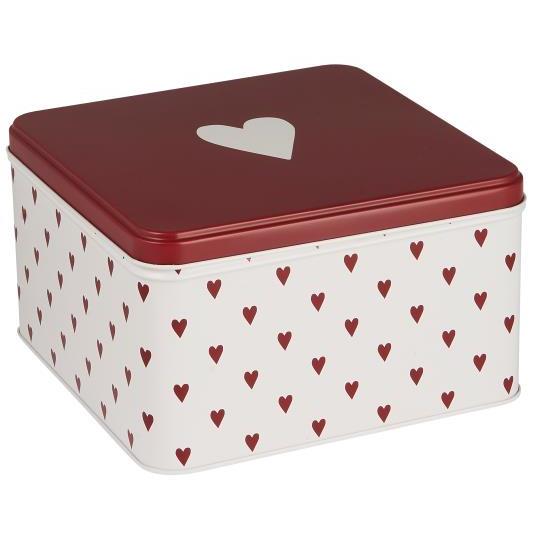 Ib Laursen square box with little hearts